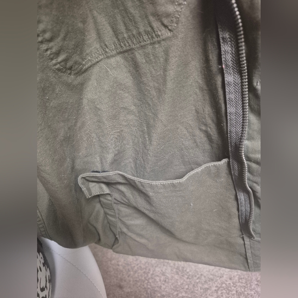 Express Olive Utility Jacket - image 6